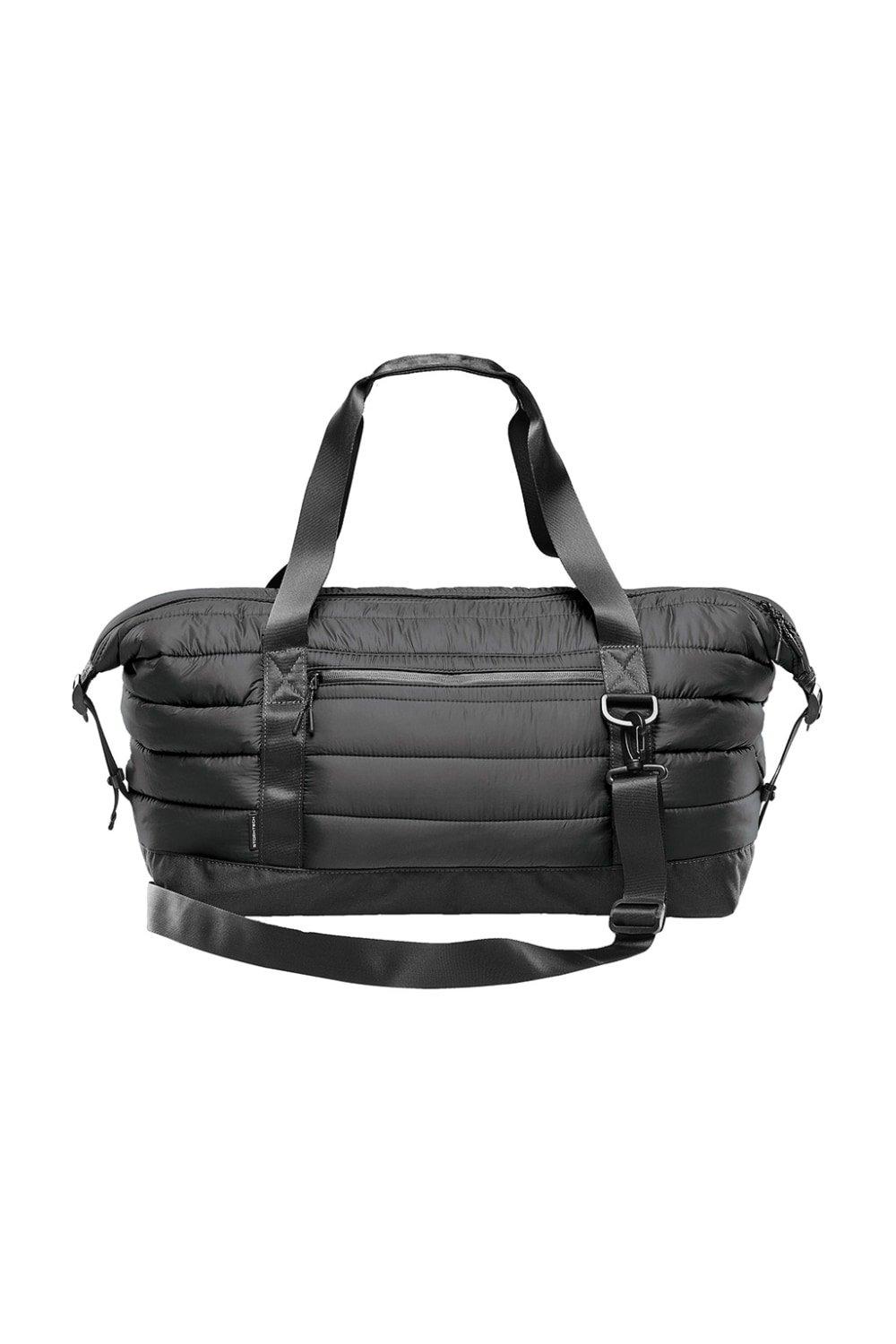 Стеганая сумка Stavanger Stormtech, черный двойной плечевой ремень w формы удобный экономичный мягкий ремень для кустореза триммера садового секатора