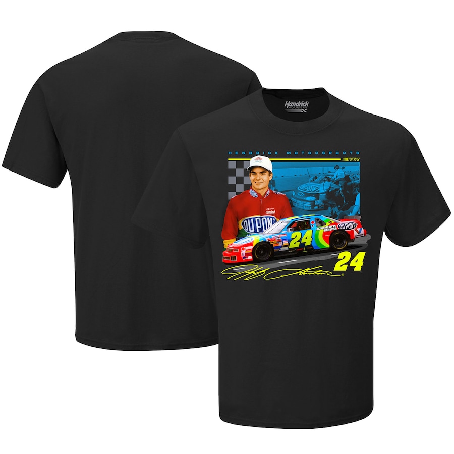 

Футболка с коротким рукавом Hendrick Motorsports Team Collection Jeff Gordon, черный