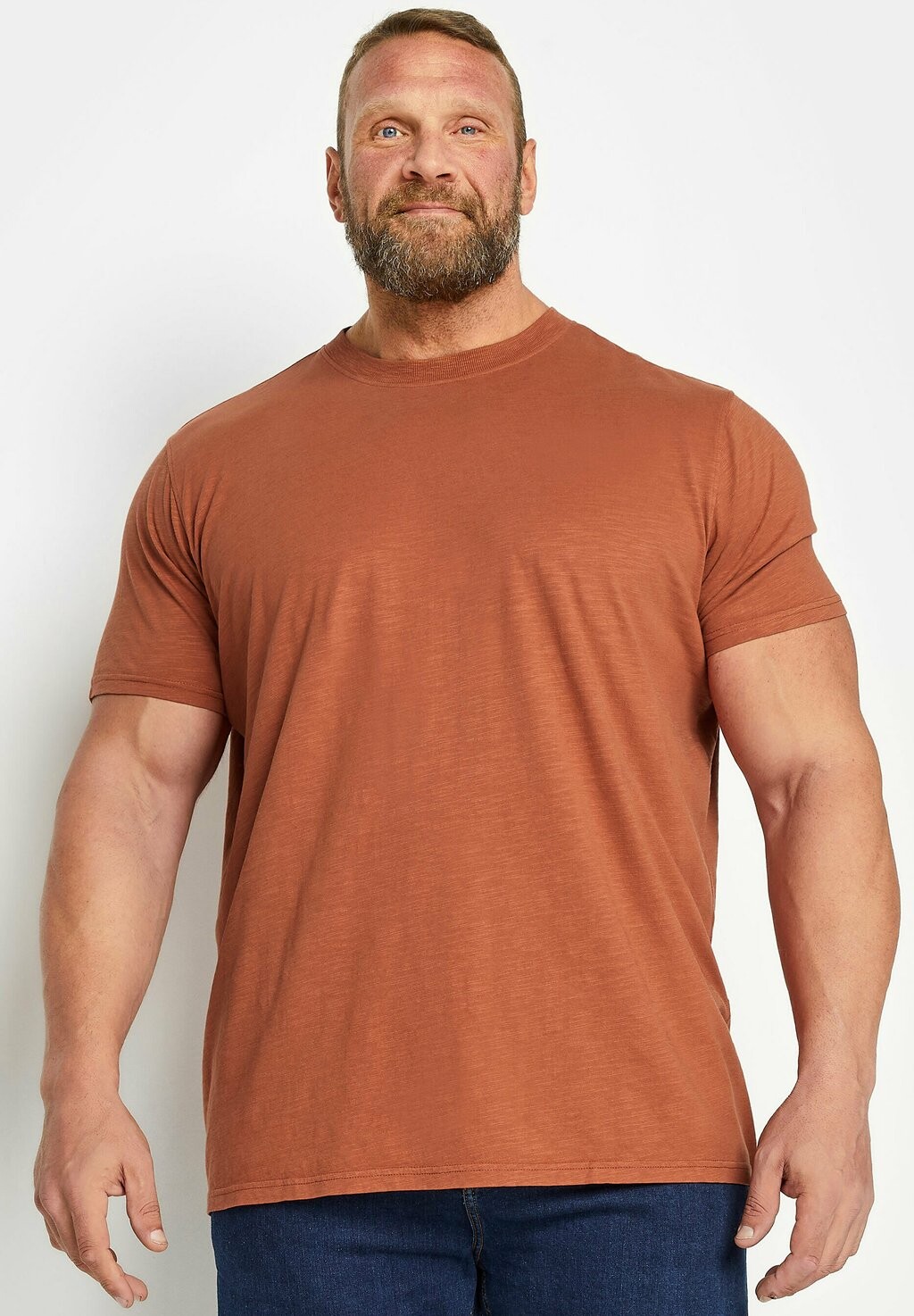 

Футболка базовая SLUB BadRhino, цвет brown