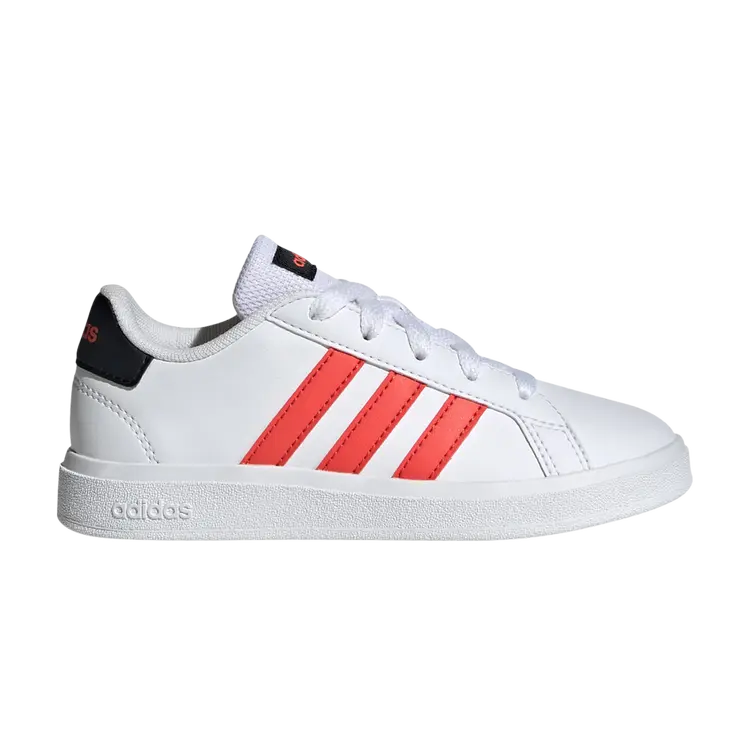 

Кроссовки Adidas Grand Court Lace-Up J, белый