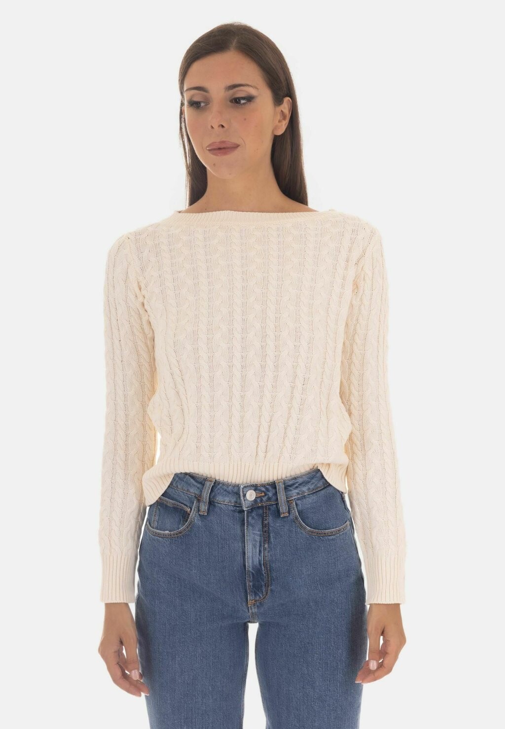 

Свитшот Guess, слоновая кость