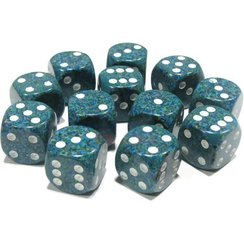 

Игровые кубики Sea: Speckled D6 Set Of 12 (16Mm) Chessex