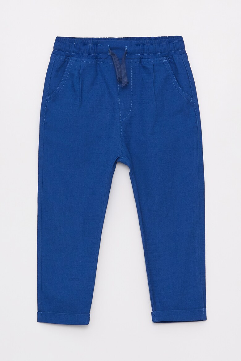 цена Хлопковые брюки с регулируемой талией Lc Waikiki, синий