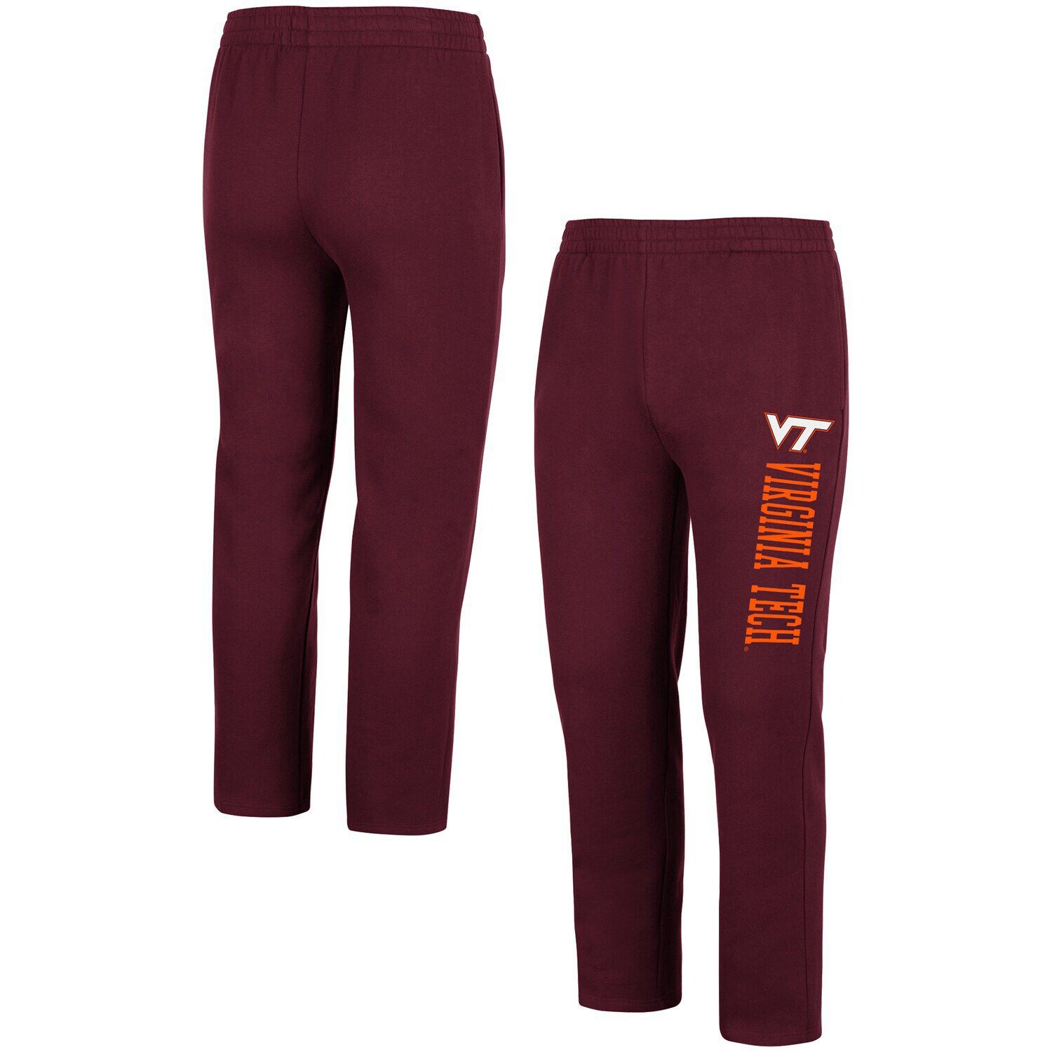 

Мужские бордовые флисовые брюки Virginia Tech Hokies Colosseum