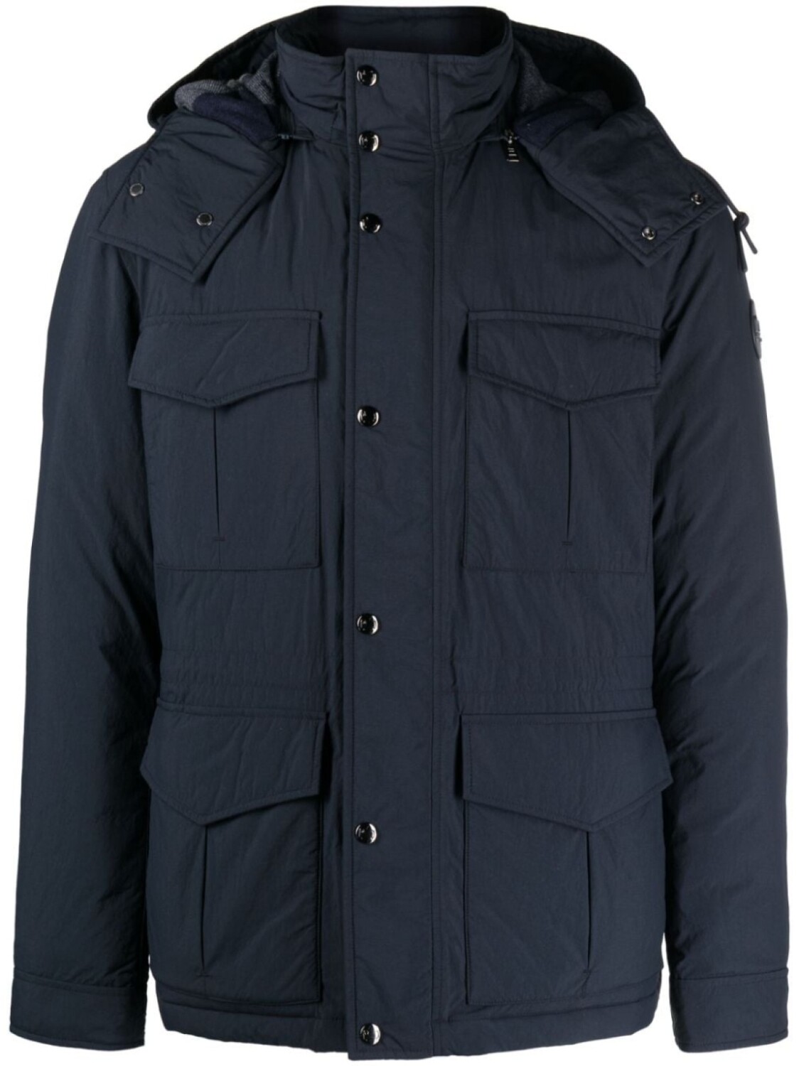 

Woolrich пуховик с карманами, синий