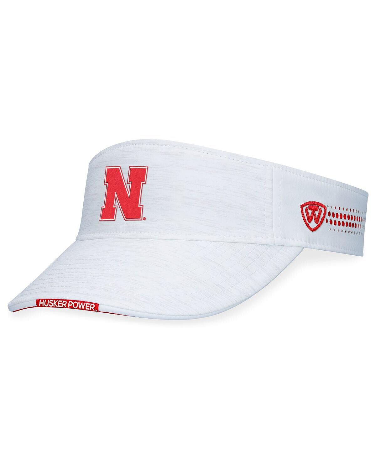 

Мужские белые кроссовки Nebraska Huskers с регулируемым козырьком Top of the World, Белый
