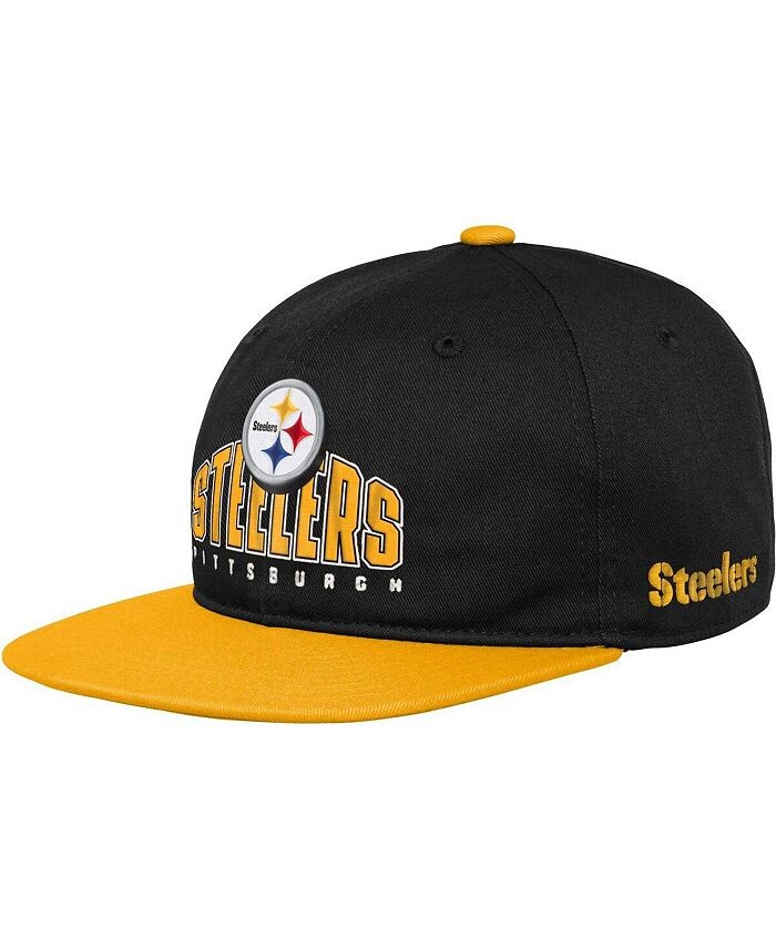 

Черная бейсболка для мальчиков и девочек Pittsburgh Steelers Legacy Deadstock Snapback Outerstuff, черный