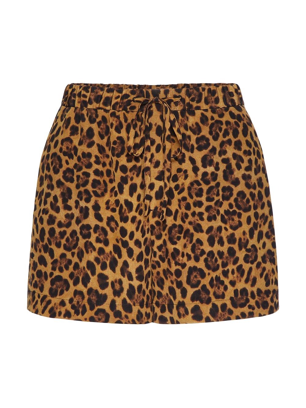 

Шорты из крепдешина Animalier Valentino, животный принт