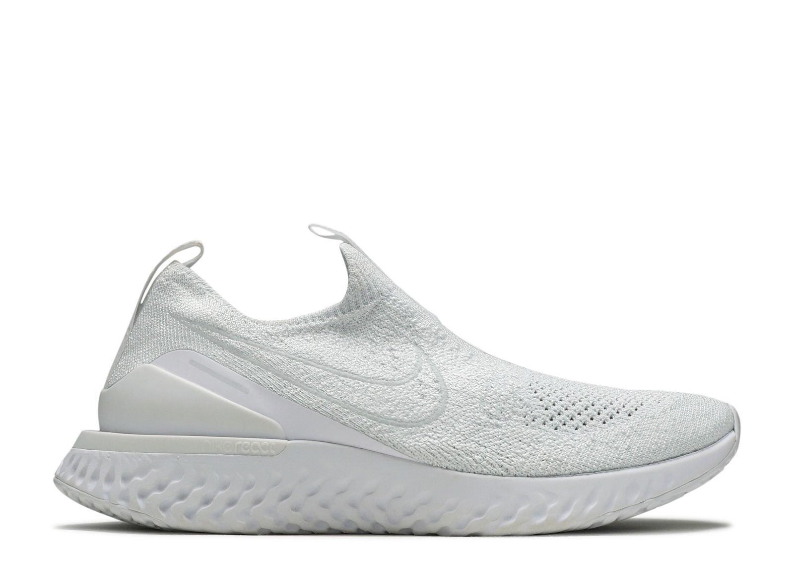 Кроссовки Nike Wmns Epic Phantom React Flyknit 'Triple White', белый epic react flyknit 2