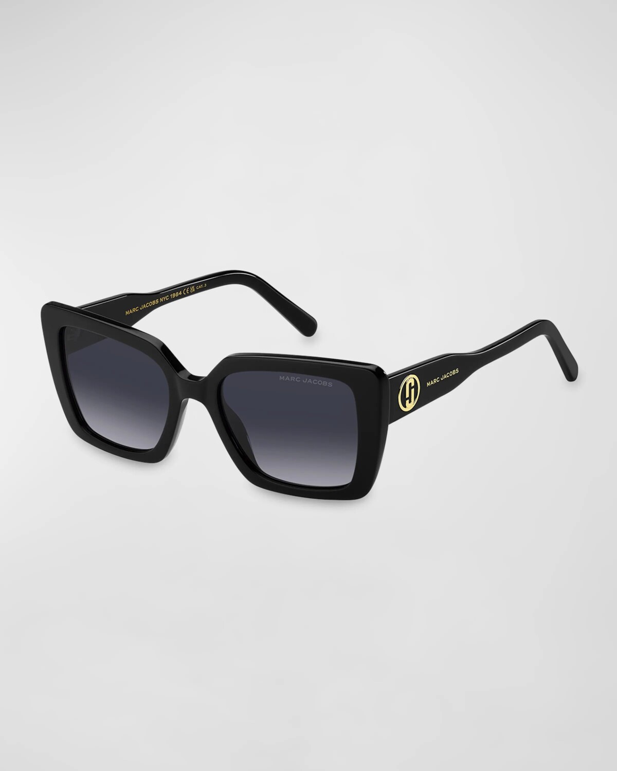 

Marc 733S Квадратные солнцезащитные очки из ацетата Marc Jacobs, цвет Black
