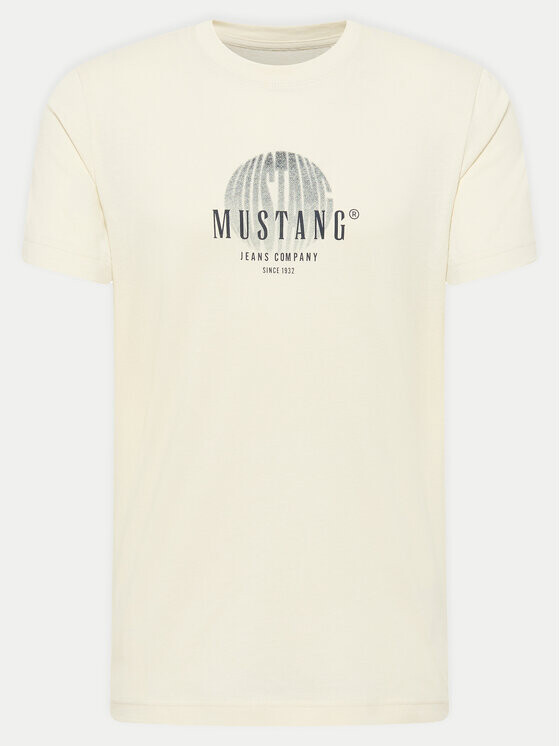 

Футболка стандартного кроя Mustang, бежевый
