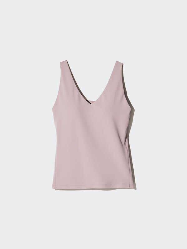 

Топ-Бюстгальтер airism active без рукавов Uniqlo, розовый