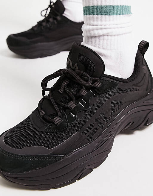 Черные кроссовки Fila Alpha Ray Linear