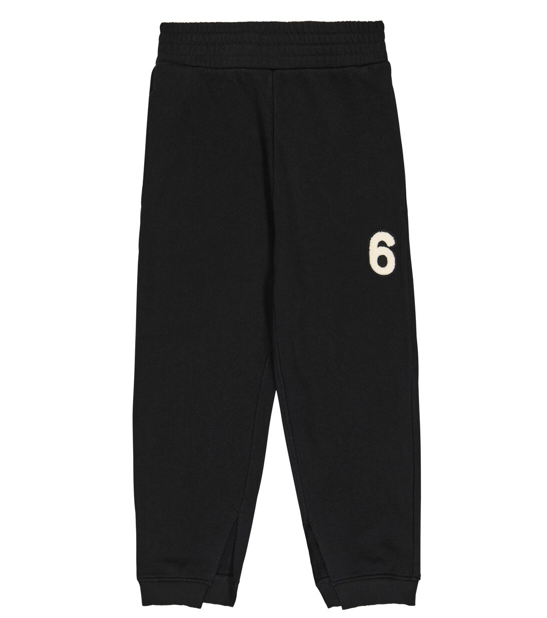 

Спортивные штаны из хлопкового джерси MM6 Maison Margiela, черный