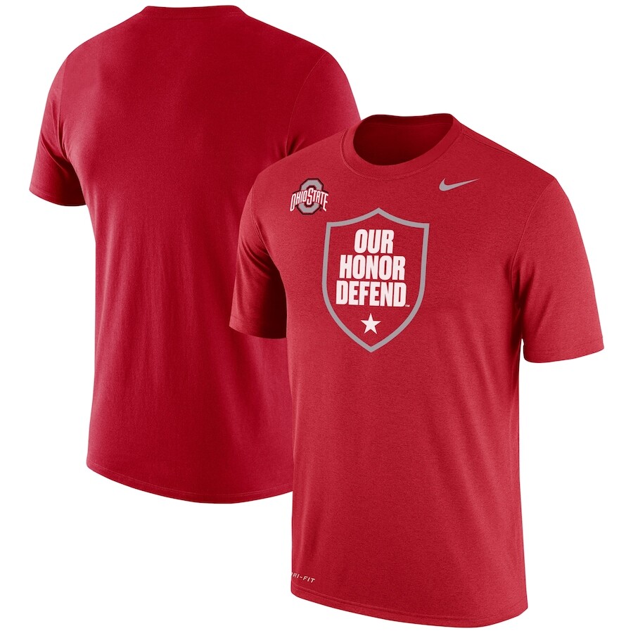 

Футболка с коротким рукавом Nike Ohio State Buckeyes, алый
