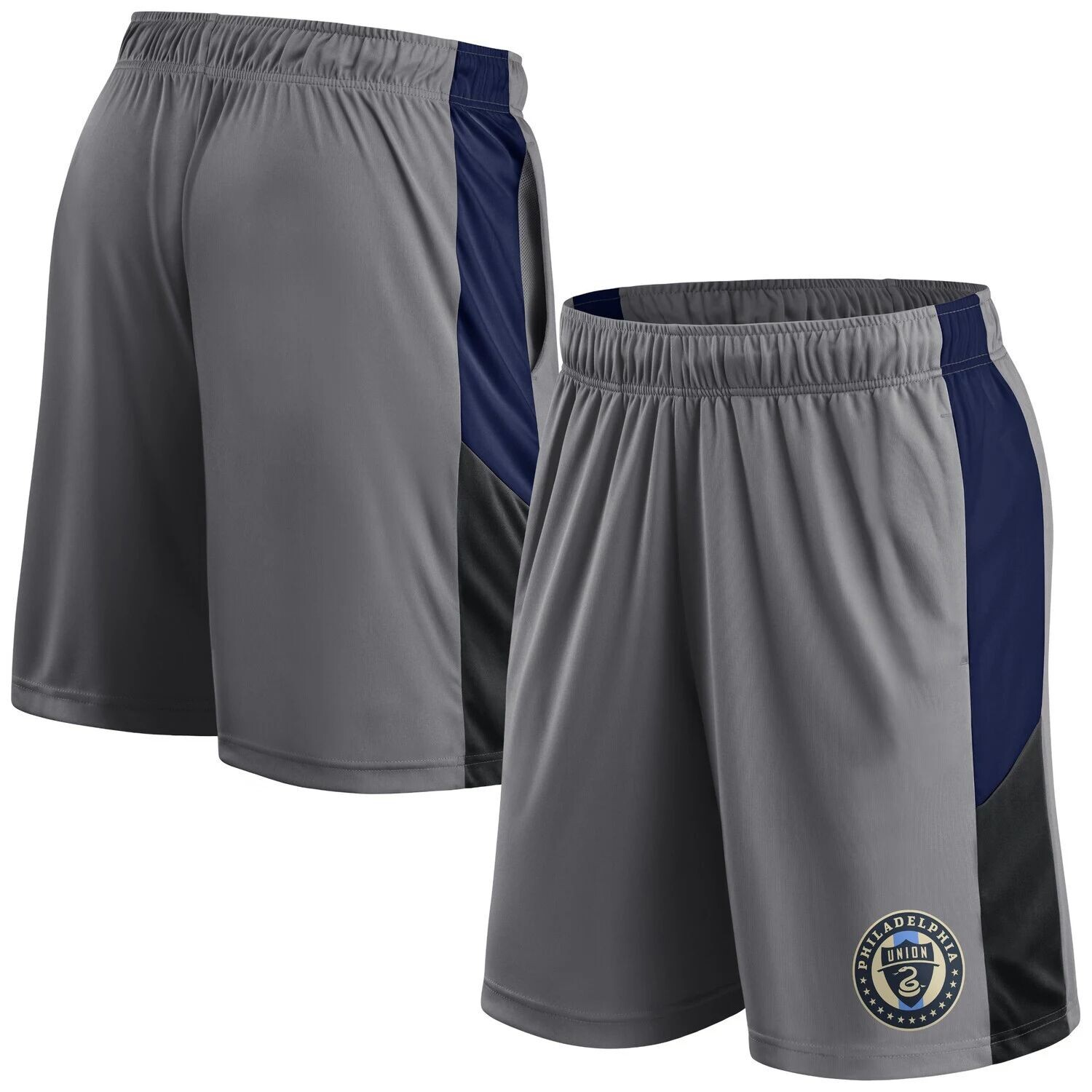 

Мужские фирменные серые шорты Philadelphia Union Team Fanatics
