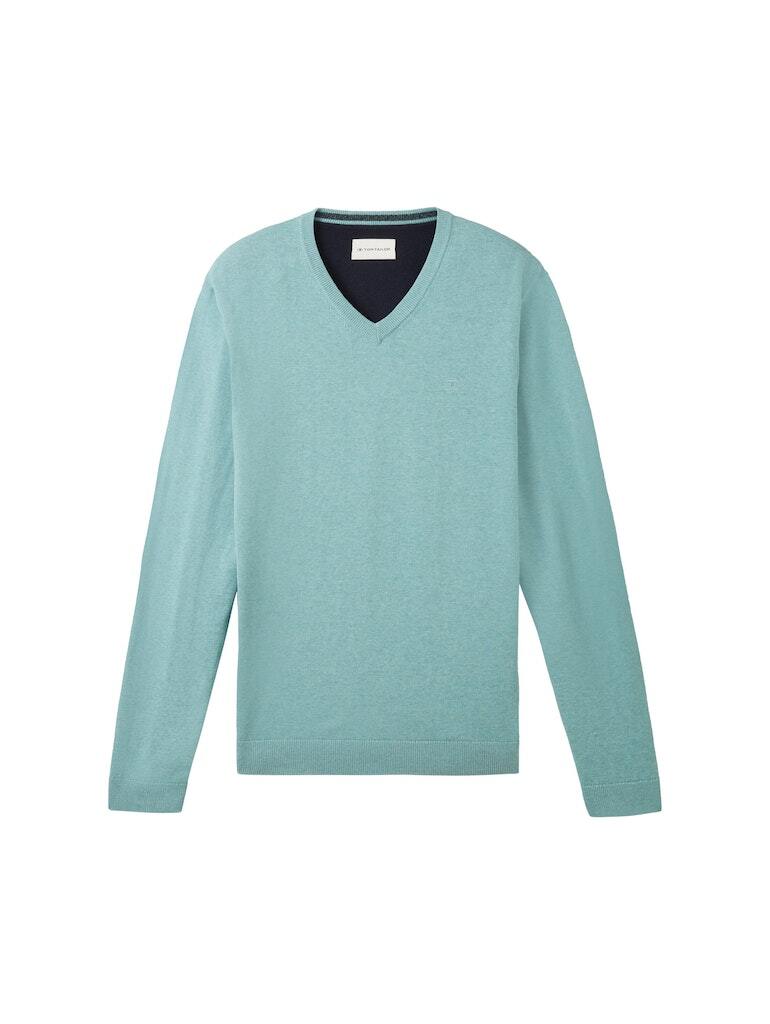 Пуловер Tom Tailor, цвет soft mint melange