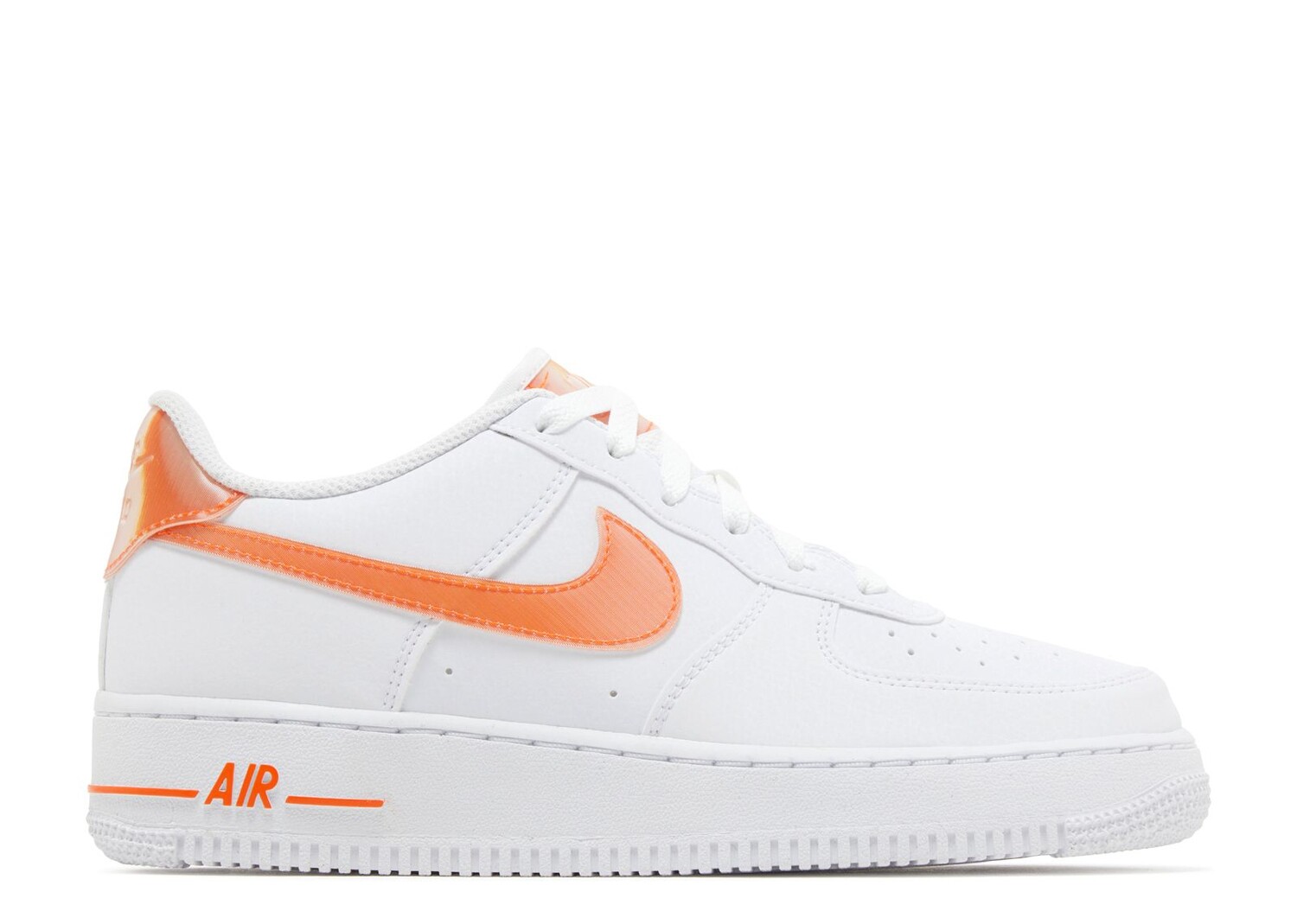 

Кроссовки Nike Air Force 1 Next Nature Gs 'Safety Orange Lenticular', белый