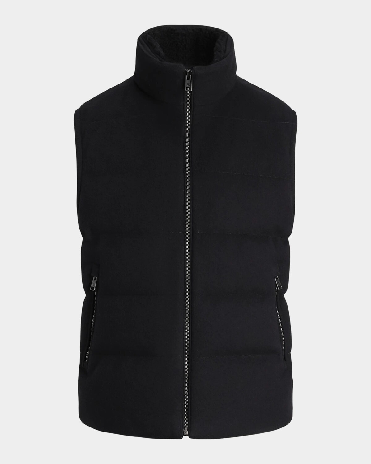 

Мужской жилет с отделкой из овчины Ralph Lauren Purple Label, черный