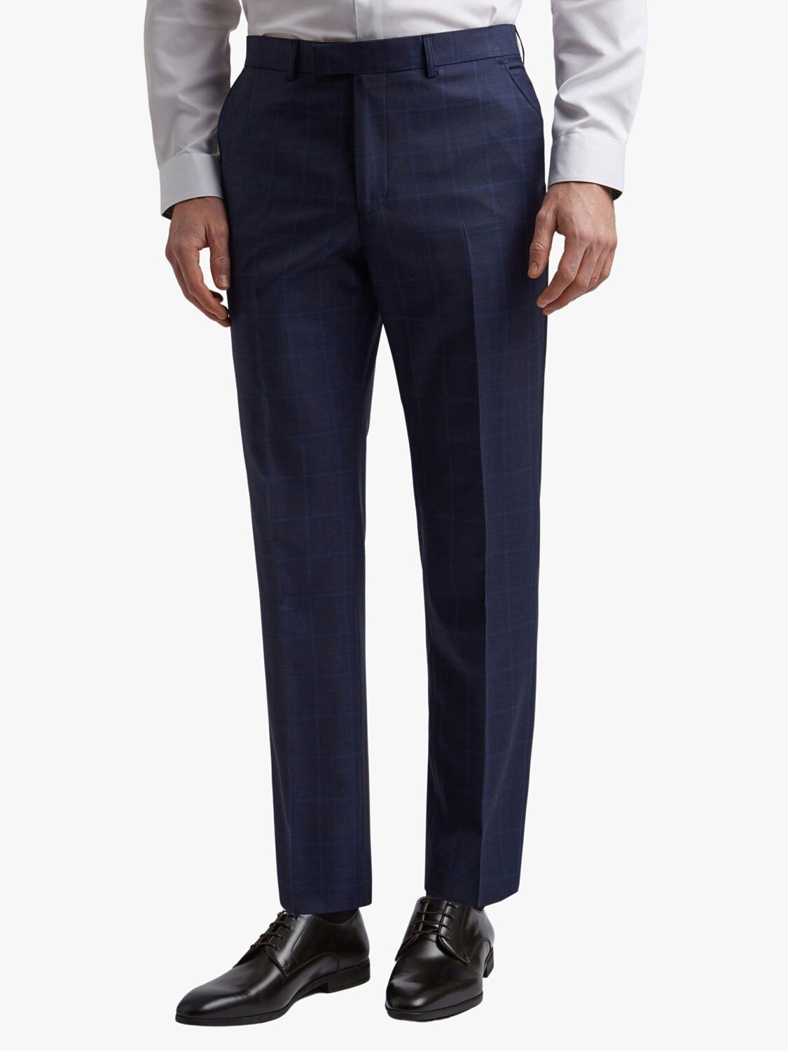 

Костюмные брюки узкого кроя Ted Baker, темно-синие