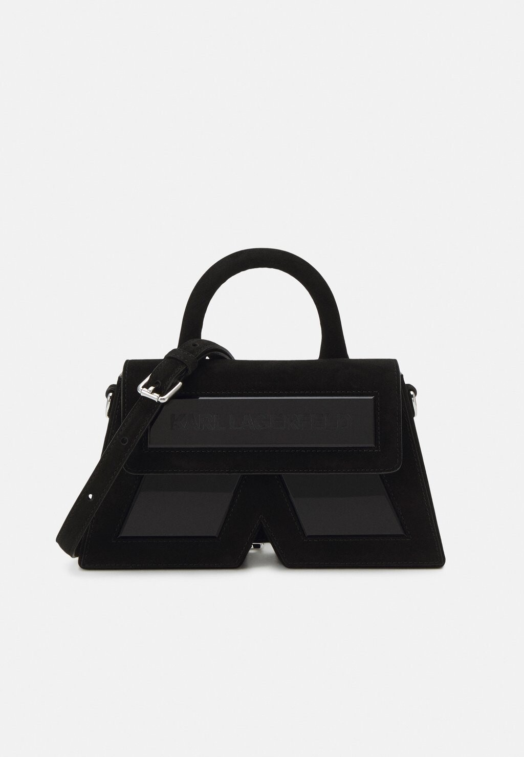 

Сумка через плечо IKON K SUEDE KARL LAGERFELD, черный