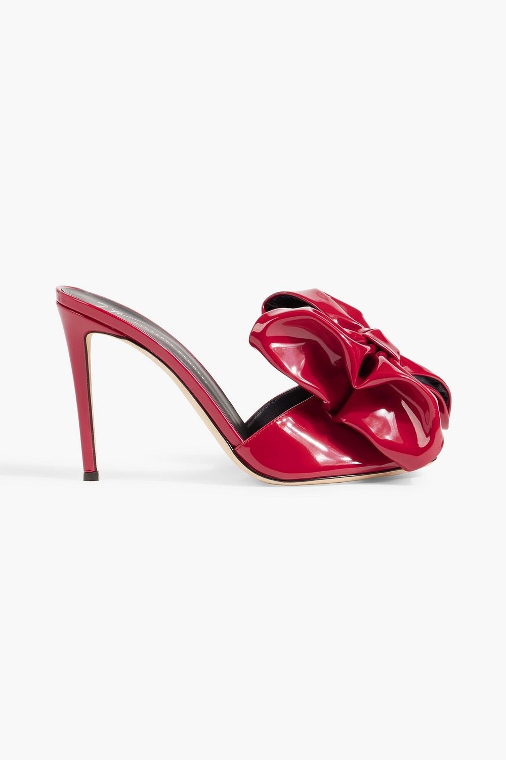 

Босоножки Basic 105 из лакированной кожи с бантом GIUSEPPE ZANOTTI, красный