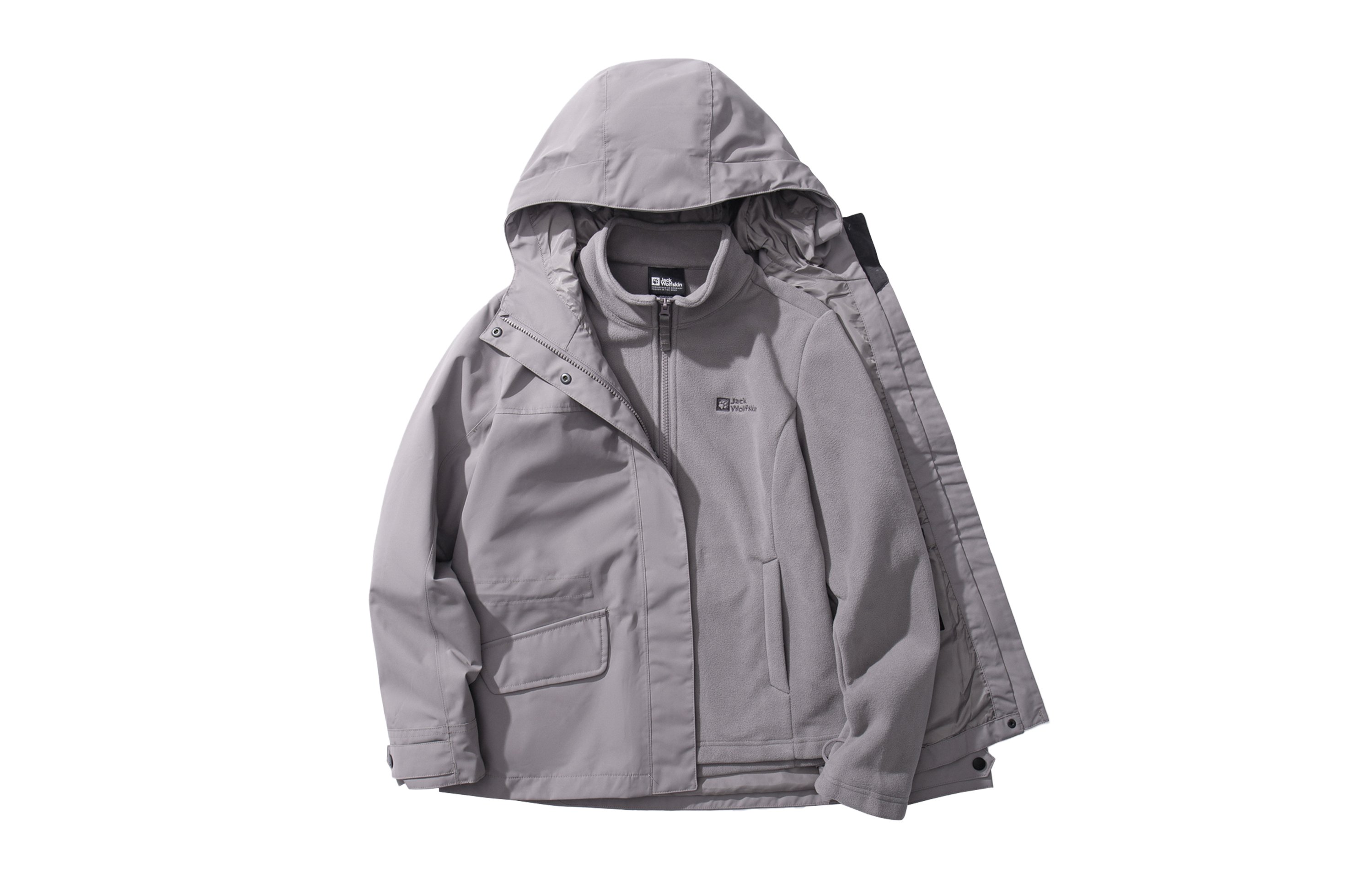 

Ветровки женские Jack Wolfskin, цвет Gray/I0084