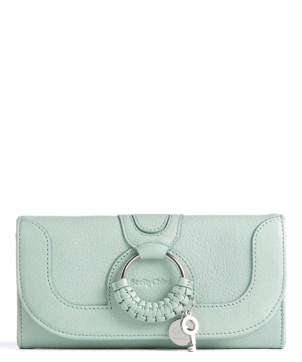 

Кошелек Hana из зерненой козьей кожи See By Chloé, зеленый