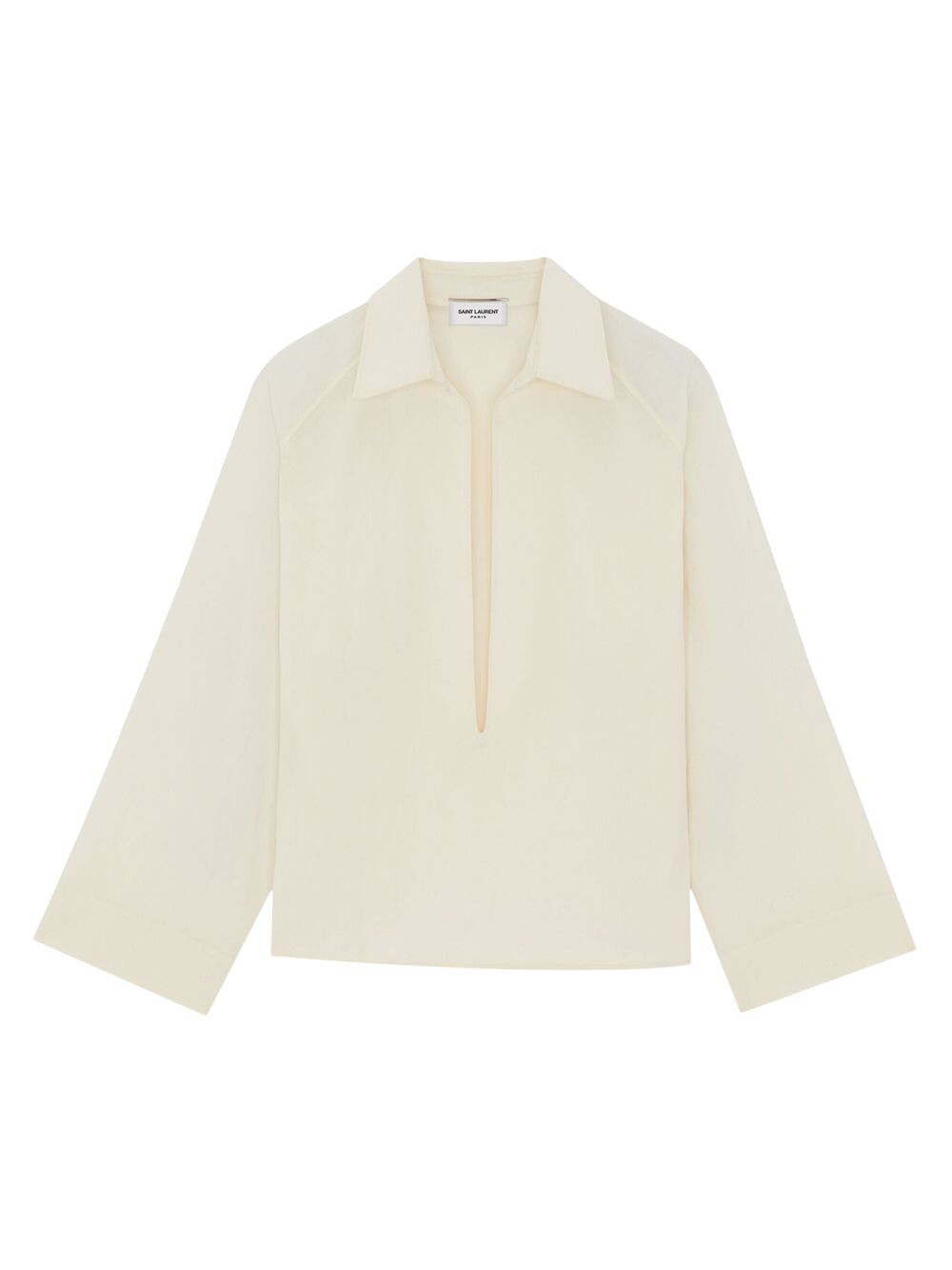 

Рубашка Vareuse из хлопка и льна Saint Laurent