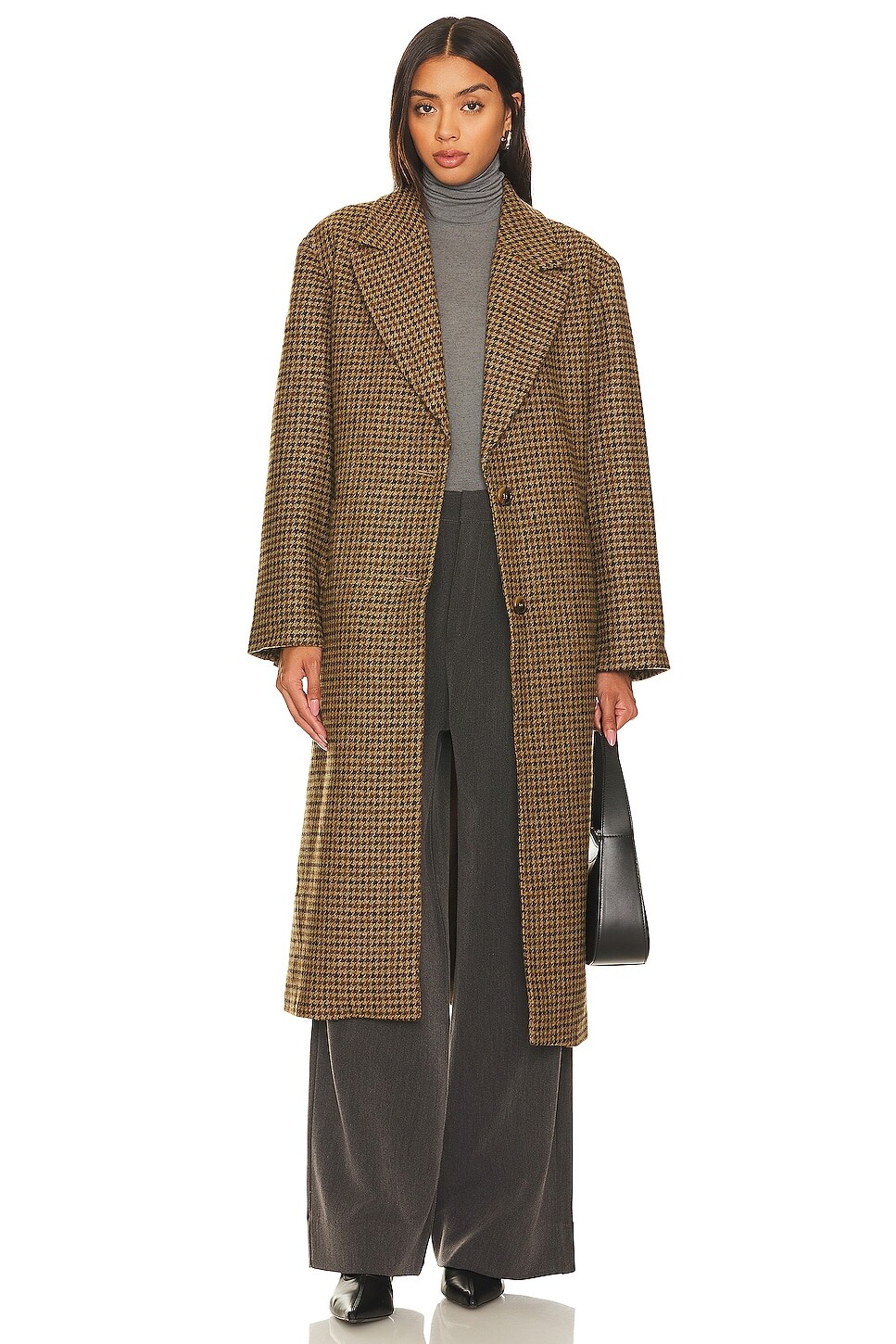 Пальто ASTR the Label Sonya, цвет Brown & Olive куртка astr the label tegan jacket цвет olive ivory