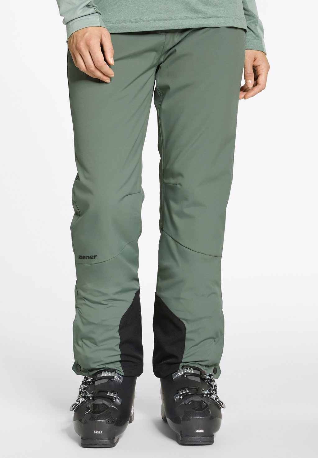 Лыжные брюки TILLA Ziener, цвет green mud