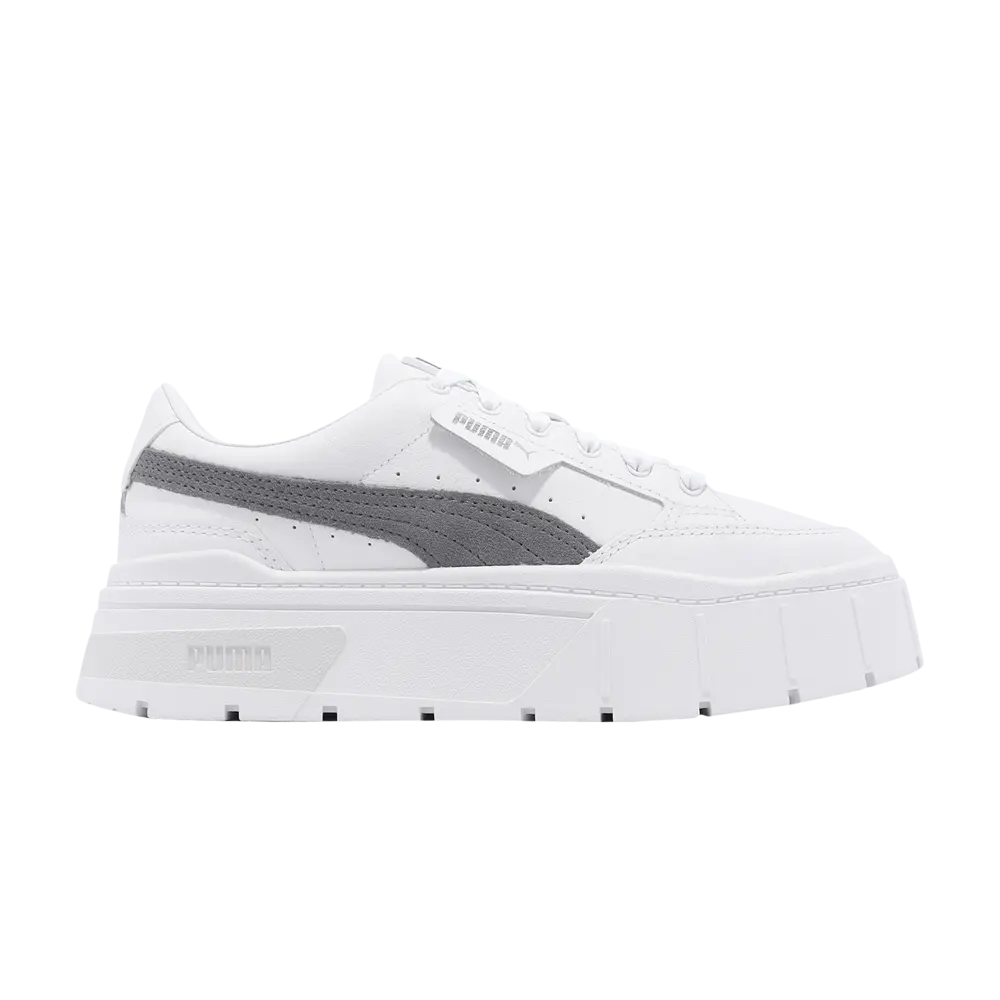 Кроссовки Wmns Mayze Stack Puma, белый кроссовки puma wmns mayze stack leather triple white белый