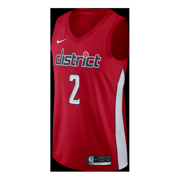 цена Майка Nike MENS John Wall Washington Wizards Swingman 2 NBA Basketball Jersey Red, красный