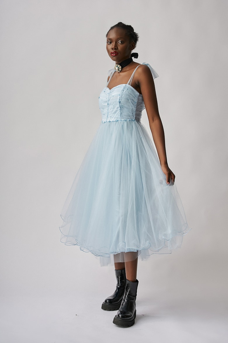 цена Платье с уплотнительным покрытием Inna B, синий