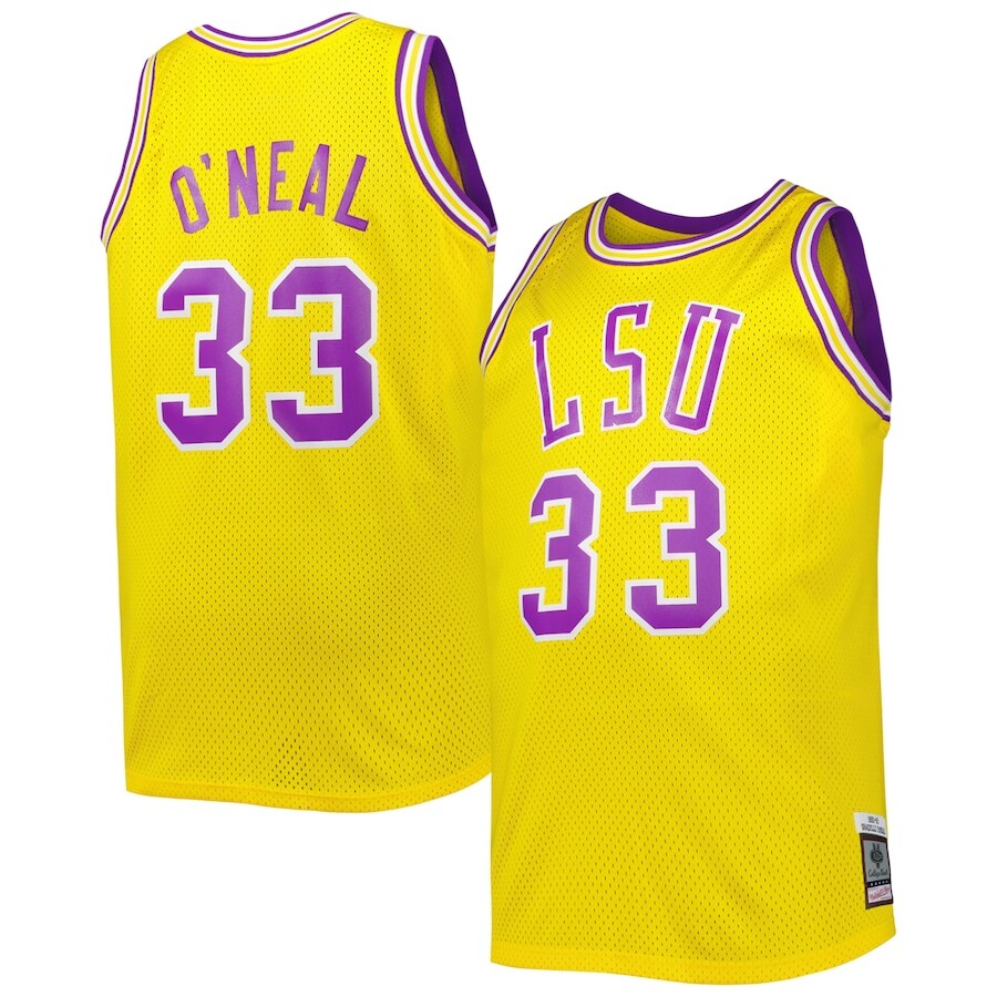 

Джерси Mitchell & Ness Lsu Tigers, золотой