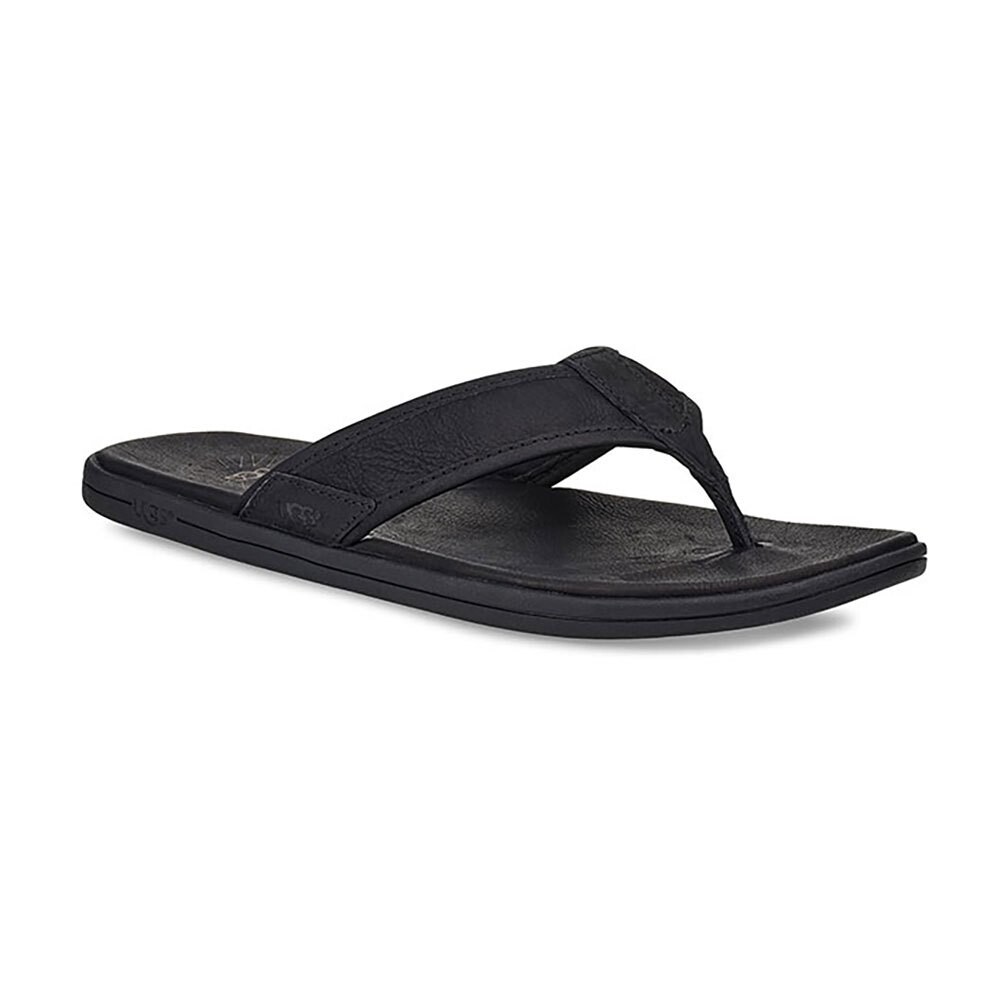 

Сандалии Ugg Seaside Flip Leather, черный