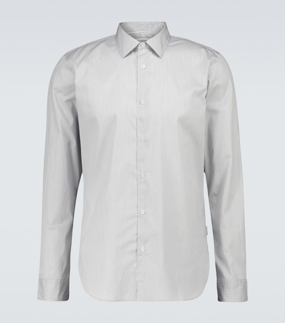 цена Полосатая рубашка Giles из хлопка Orlebar Brown, серый
