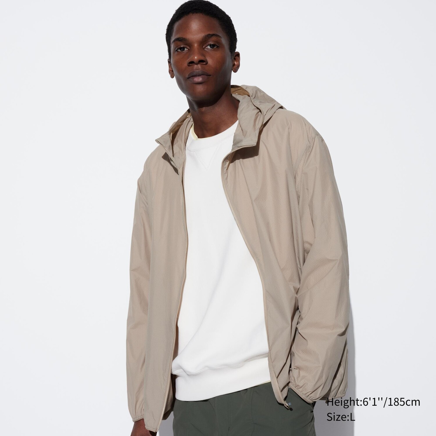 

Парка UNIQLO с карманами, бежевый