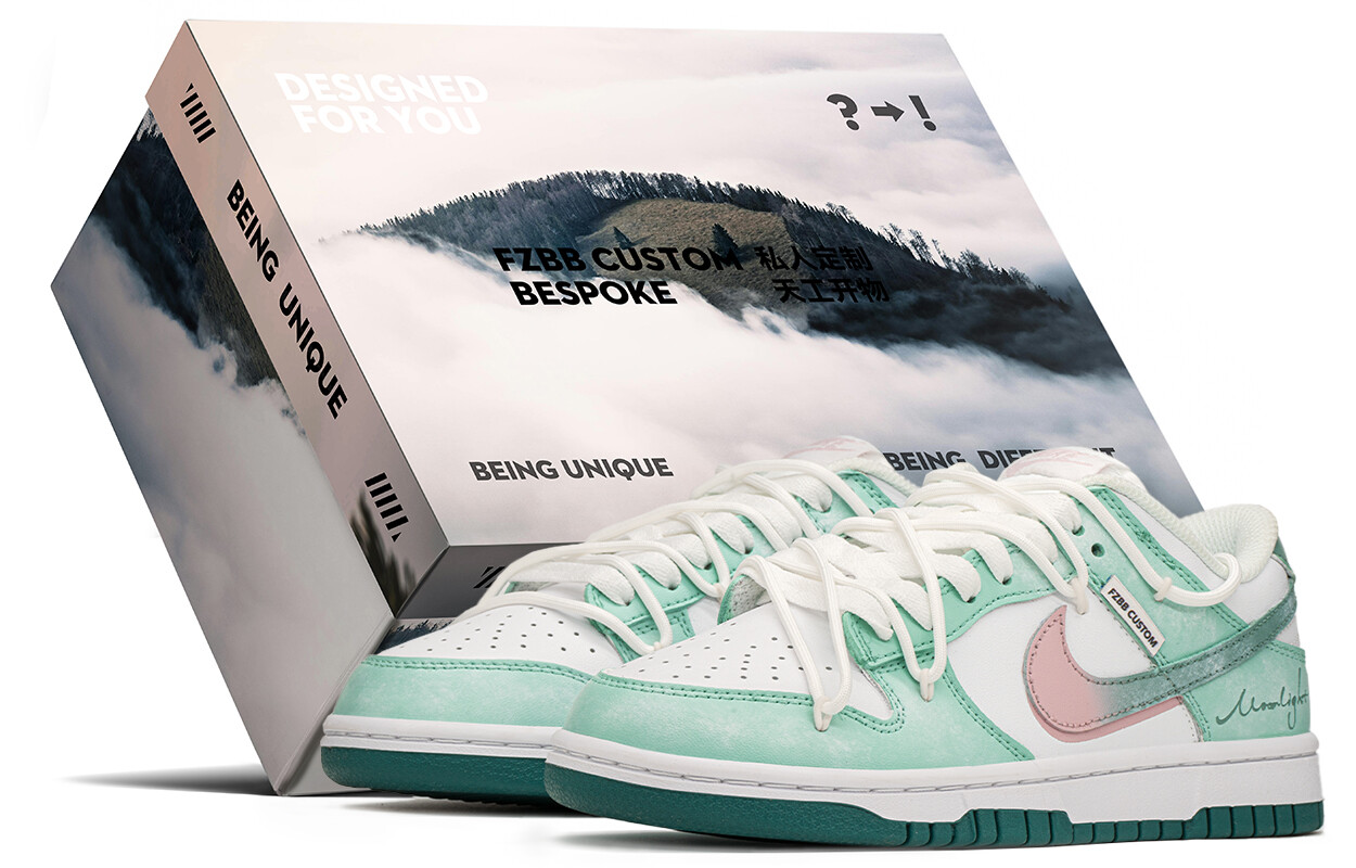 

Кроссовки Nike Dunk Skateboarding Shoes Women's Low-top Green, зеленый