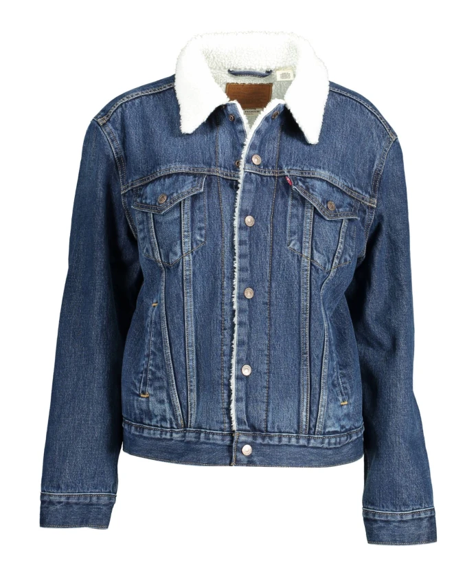 

Джинсовая куртка на меховой подкладке Levi'S, синий
