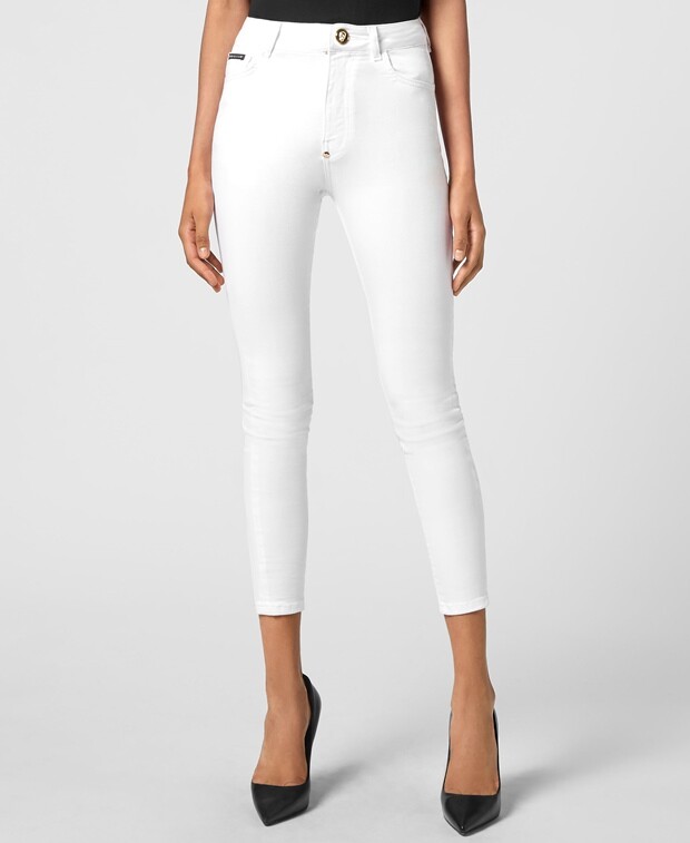 

Джинсы скинни Philipp Plein, белый
