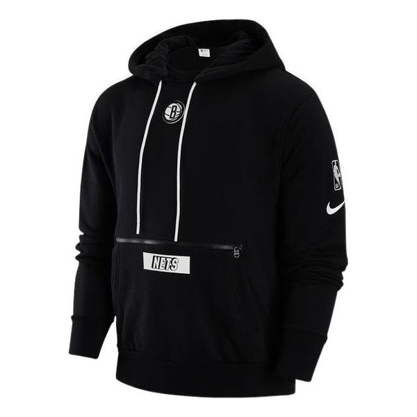толстовка nike front logo sweatshirt black черный Толстовка Nike NBA logo sweatshirt 'Black', черный