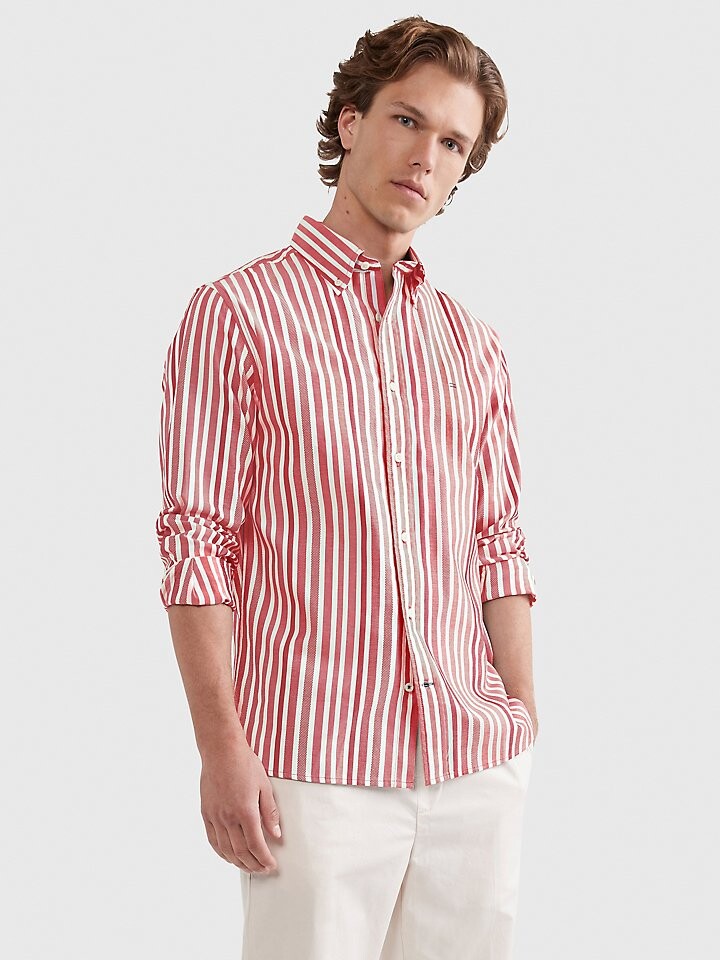 

Рубашка в полоску классического кроя Tommy Hilfiger