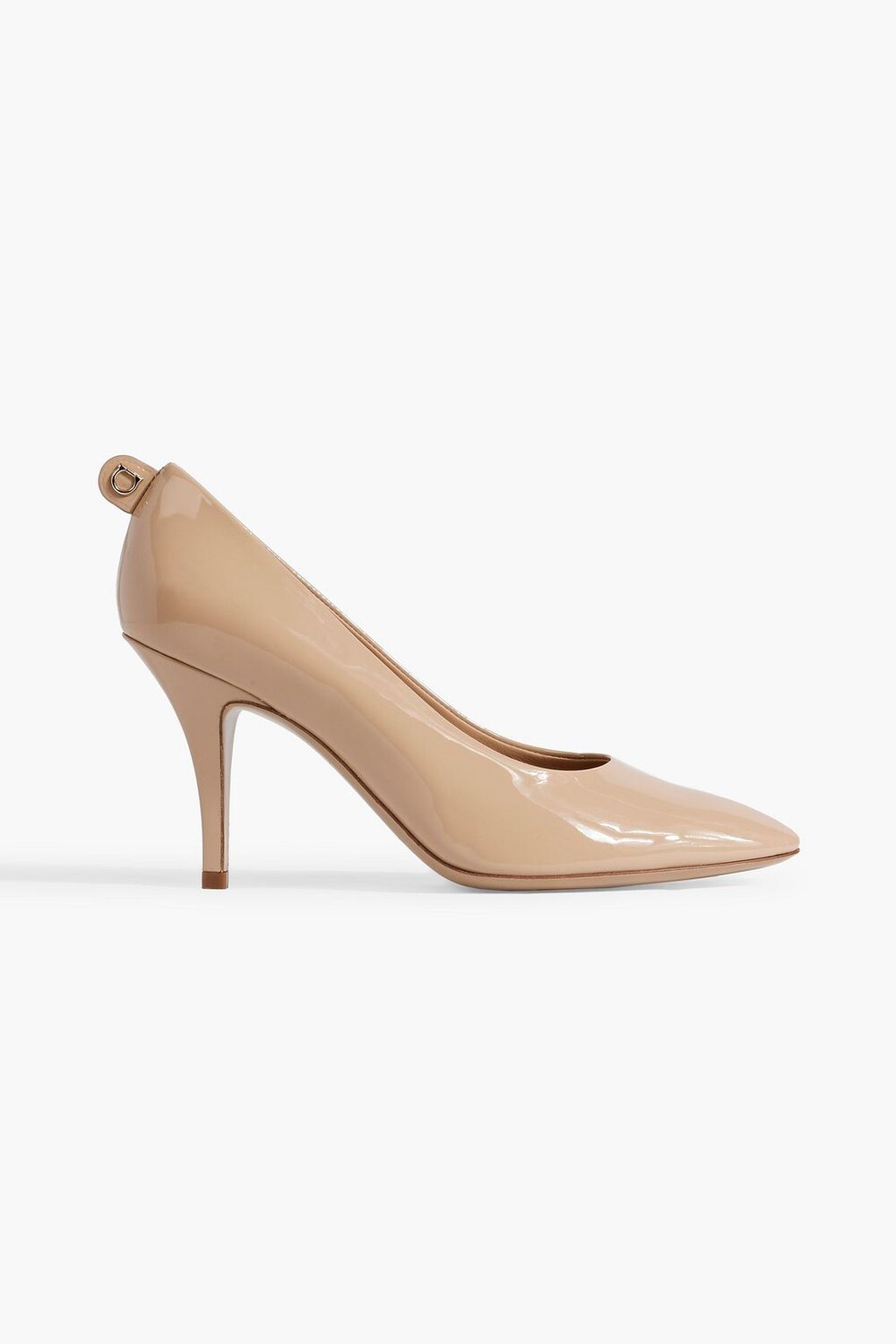 

Туфли Judy 85 из лакированной кожи FERRAGAMO, песочный, Бежевый