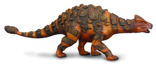 фигурка динозавр анкилозавр оранжевый с аксессуаром Collecta, фигурка Динозавр Анкилозавр, размер L
