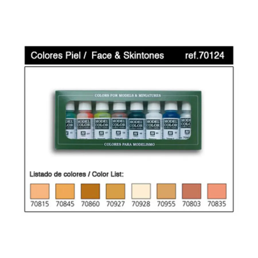 

Модель Цвет лица и тон кожи Набор, Model Color - Sets