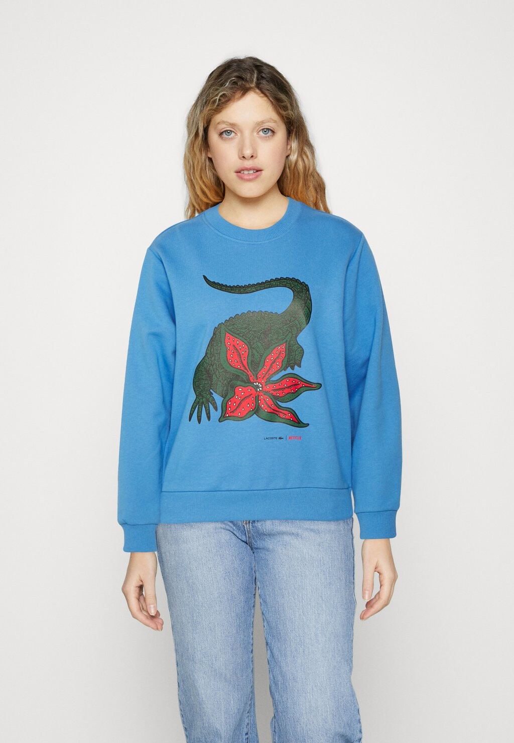 

Толстовка Lacoste Lacoste X Netflix, эфирный, Синий