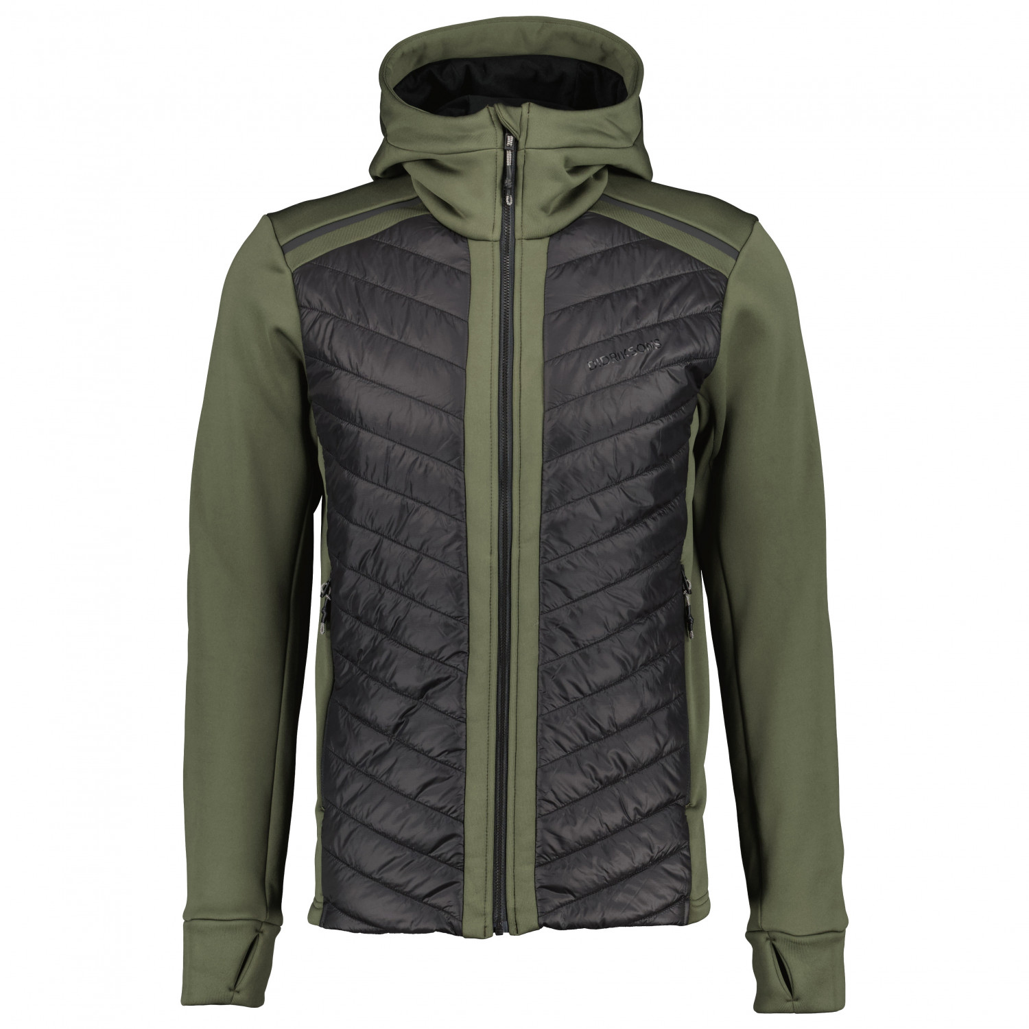 Куртка из синтетического волокна Didriksons Zuko USX Full Zip, цвет Deep Green