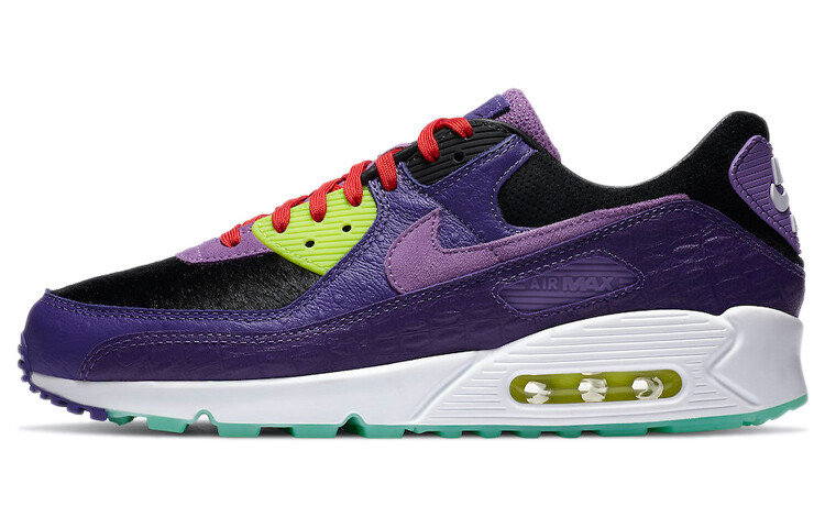 

Кроссовки унисекс Nike Air Max 90 Qs черный/фиолетовый-Volt-Mint