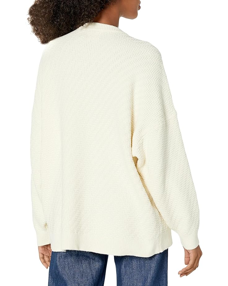 кардиган zara textured knit черный Свитер Show Me Your Mumu Crosby Sweater, цвет White Textured Knit